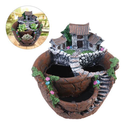 Flores Artificiales Bestomz Micro Landscape Y Plantas Sucule