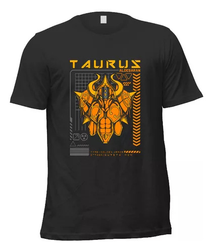 Remera Saint Seiya  Del Zodiaco Tauro A2 Unisex