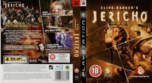 Clive Barker's Jericho Fisico Ps3 (Reacondicionado)