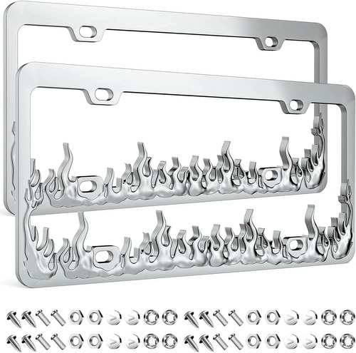 Paquete De 2 Marcos Para Matrícula De Coche De Llama P...