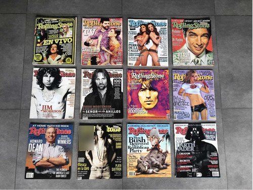 Lote De 12 Revistas Originales Rolling Stones