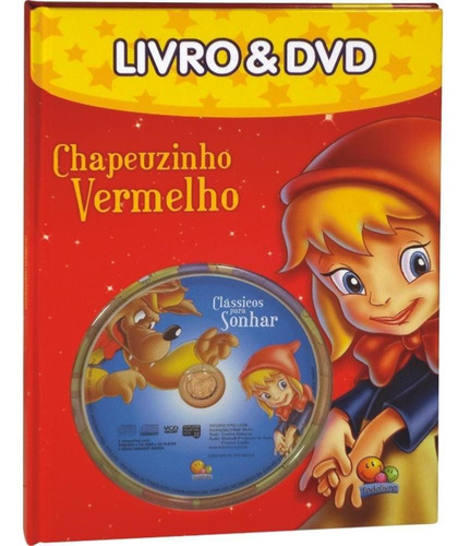 Clássicos Para Sonhar Com Dvd - Chapeuzinho Vermelho, De Marques, Cristina. Editora Todolivro Em Português
