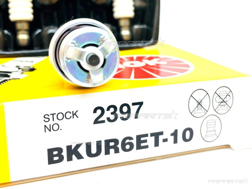 Imagem 2 de 6 de Jogo De Velas Ngk Bkur6et10 Vw Bora 2.0 8v Gasolina 2001