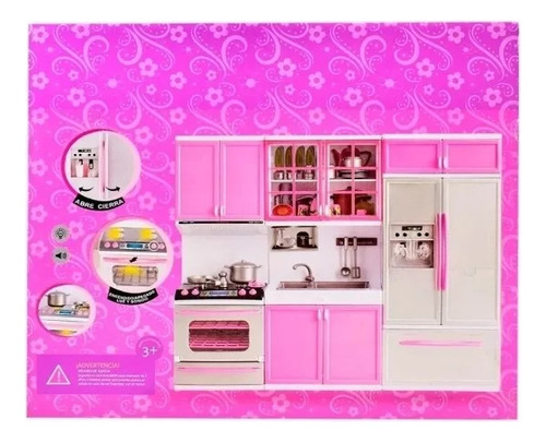 Cocina Para Muñecas Completa Con Luz Y Sonido Brittany