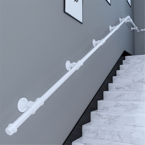 Handrails Escalera Metal Blanco Para Persona Mayor Pasillo