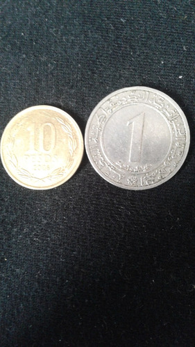 Argelia 1 Dinar Fao 1972 Níquel