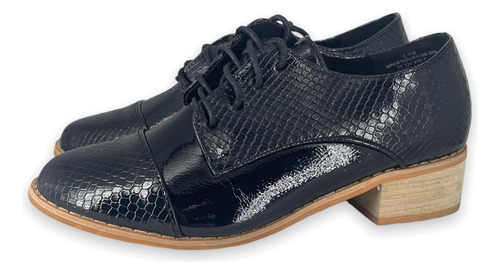 Imagen 4 de 8 de Oxford Zapatos Botines Mujer De Charol