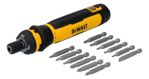 Destornillador Inalámbrico Con Control Flexdrive Y Puntas DeWalt DWHT66719 Negro