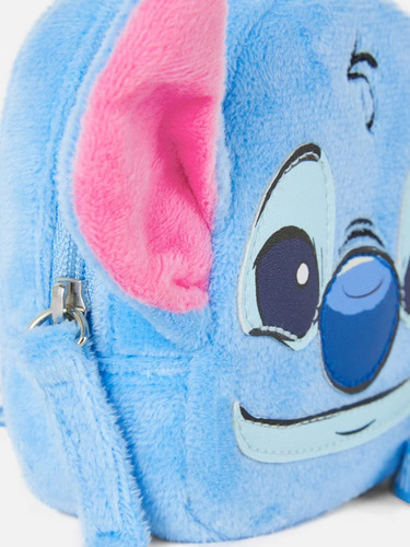 Bolsito/monedero Stitch Primark Original Azul Claro Lisa Níquel Azul Claro