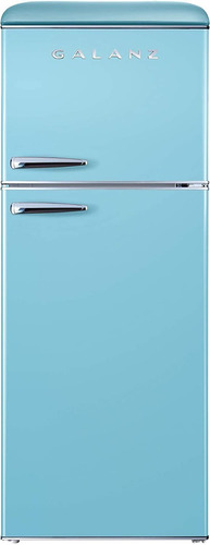 Refrigerador Con Congelador 10ft3 Color Azul Marca Galanz