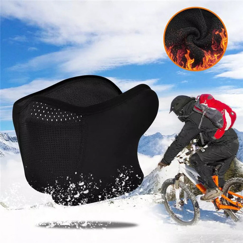 Forro Polar De Invierno Media Cara Cubierta A Prueba X1