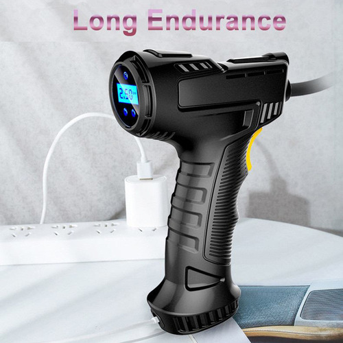 Inflador De Neumáticos De Mano, Bomba De Aire, Luz Led De