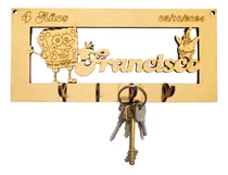Comprar 40 Porta Llaves Bob Esponja Personalizados Souvenirs Mdf