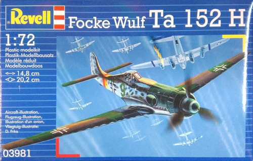 Focke Wulf Ta 152 H By Revell Germany # 3981   1/72