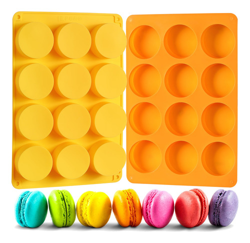 2 Moldes De Silicona Para Galletas De Chocolate Oreo, Redond