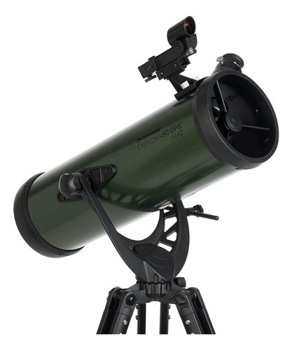 Celestron Explorascope Descubre La Luna O Anillos De Saturno Explorascope 60 az Refractor, Verde (22100), 114az Reflector, Verde