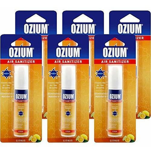 Ambientador De Aire Ozium 0.8 Oz, Aroma Cítrico (6)