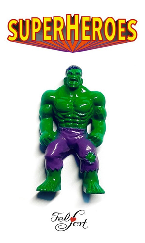 Muñeco Hulk Super Héroes S (chico) Chocolates Jack