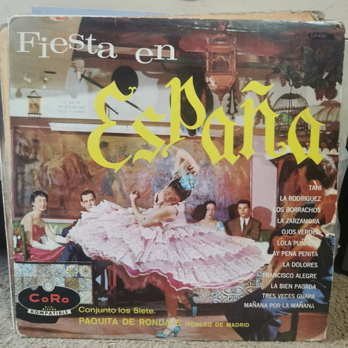 Disco Lp Paquita De Ronda-fiesta En España