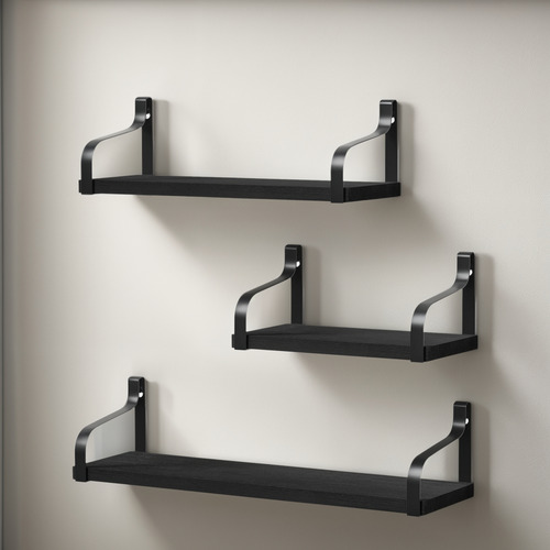 Juego De 3 Estantes Flotantes Para Pared Sala Baño Y Cocina