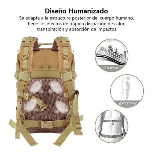 Mochila Tactica 50 Litros Militar