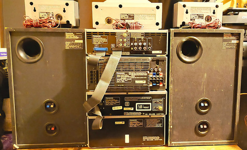 Minicomponente Panasonic Sa-dv150 Audio Vintage Gris 320 W (Usado)