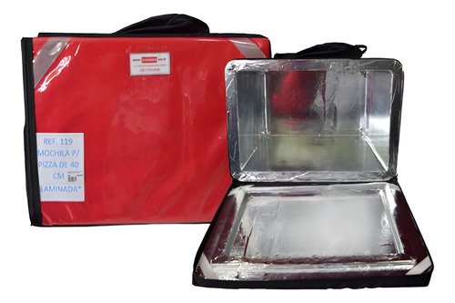 Mochila Motoboy Pizza 40cm Ref119 Revestimento Metalizado