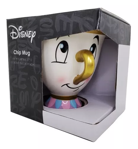 La Bella Y La Bestia Taza Chip Original Disney Coleccion