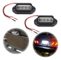 Comprar Un Par Luz Patente 6 Led Universal Autos Camionetas 12v-24v