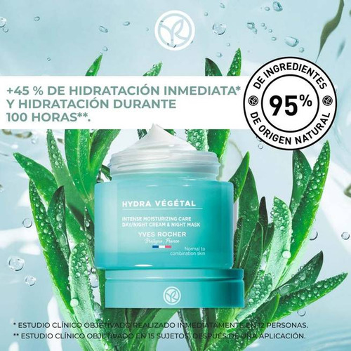 Set Hydra Vegetal Yves Rocher Tratamiento Facial Hidratante
