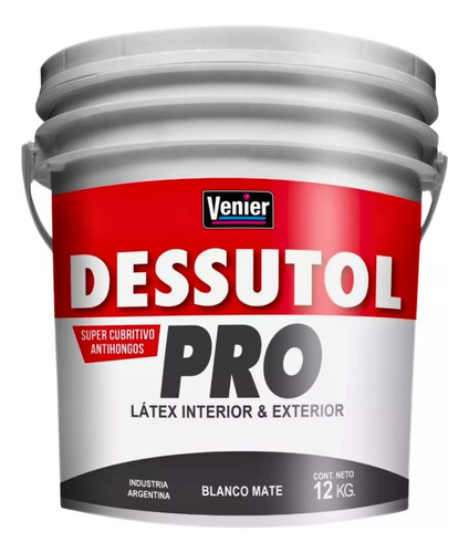 Dessutol Pro Interior Exterior Venier Blanco 12 Kg - Alfa