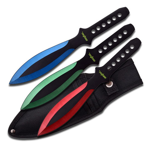 Perfect Point Pp-114-3rgb Juego De Cuchillos Para Lanzador