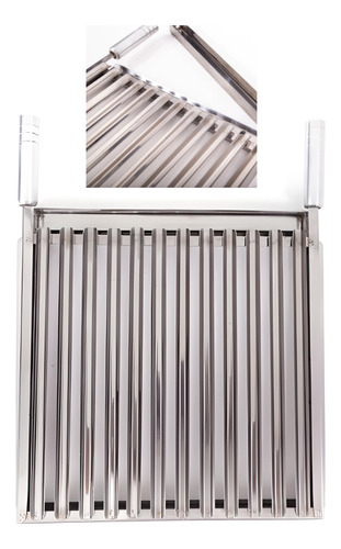 Grelha Argentina Parrilla Para Churrasco Inox 60 X50