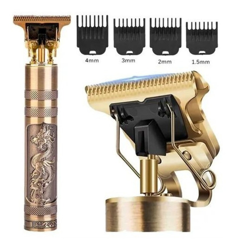 Máquina De Cortar Cabelo Barba Buda Profissional Aparador