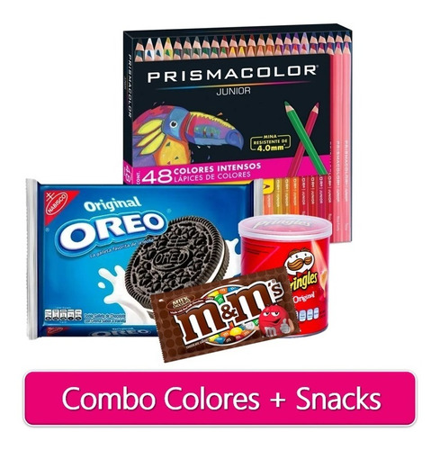 Combo Colores Prismacolor X48 Galletas Oreo Mym Y Pringles 