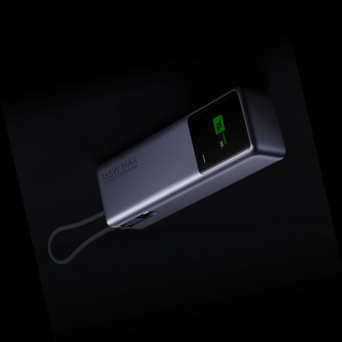 Xiaomi 165w Power Bank 10000mah Super Fast Charger Con Cable Color Negro
