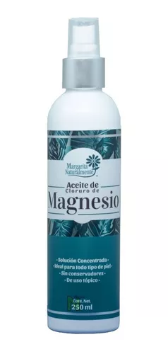 Aceite De Cloruro De Magnesio 250 Ml Margarita Naturalmente