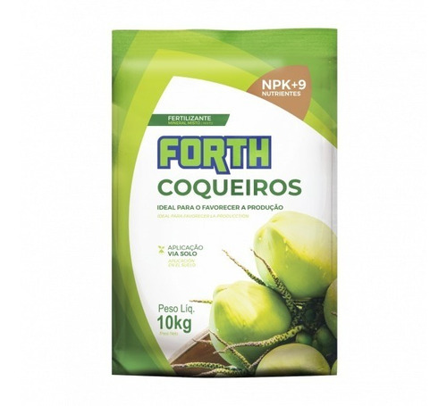 Forth Coqueiros 10 Kg - Fertilizante Completo E Balanceado