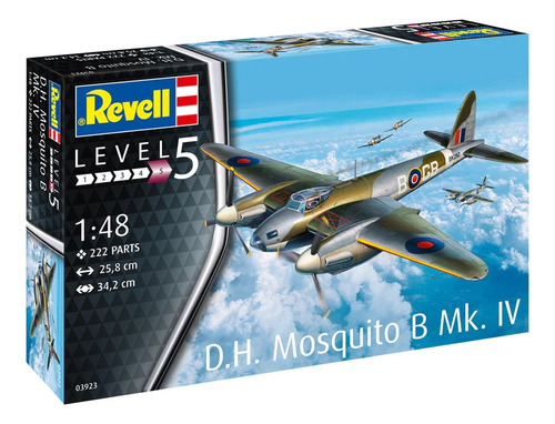 Avion Dh Mosquito 1/48 Revell 3923 Maqueta Para Armar Mk