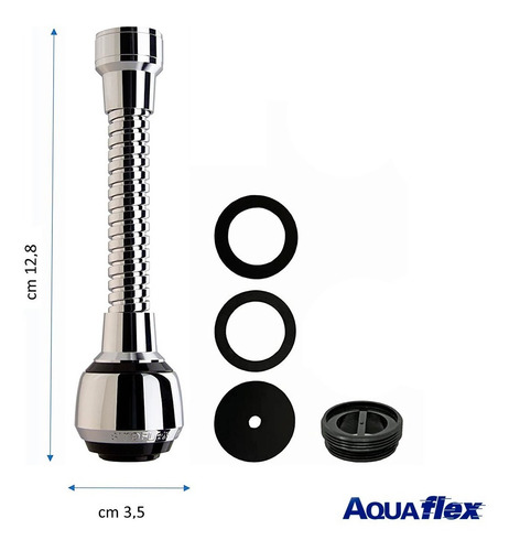 Aireador Para Canilla Alta Milady Siroflex 2510/s Flexible
