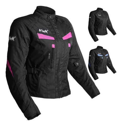 Chaqueta De Motociclista Hwk, Impermeable, Para Mujer