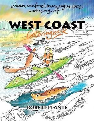 West Coast Coloring Book - Robert Plante (paperback)