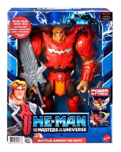 Battle Armor He-man Power Attack Masters Of The Univers 5693
