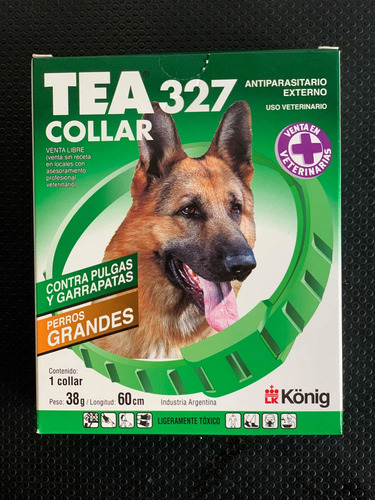 Collar Antipulgas Y Antigarrapatas Tea327