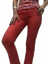 Comprar Jeans Mujer Talle 0 Elastizado Tiramisu Rojo Claro Perfecto