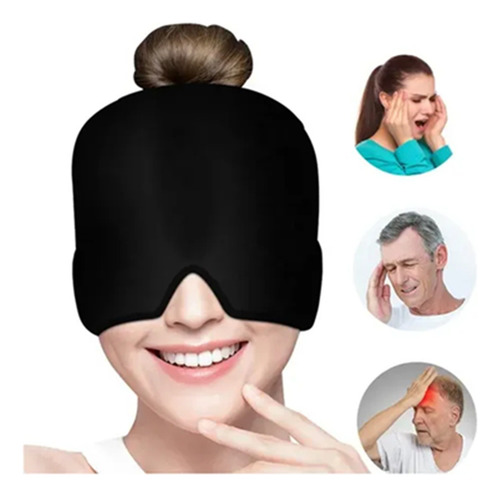 Gorro Gel Migraña Compresa Caliente Frio Alivio Dolor Cabeza