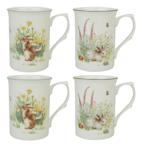 Gracie Bone China De Coastline Imports Bunny Garden Meadow B