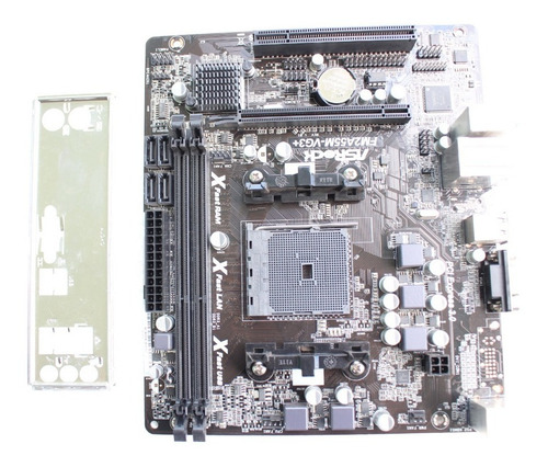 Placa Mae Fm2b Ddr3 Asrock Fm2a55m-vg3+ Oem Cor Marrom