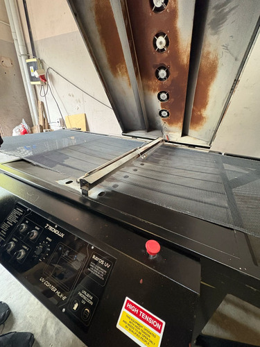 Carro De Curado Uv Doble Tubo Secado Serigrafia Tecnolux (Usado)