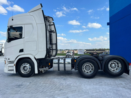 Scania R450 Teto Alto 6x2 Ano 2020/20 Branco R 450 Trucado